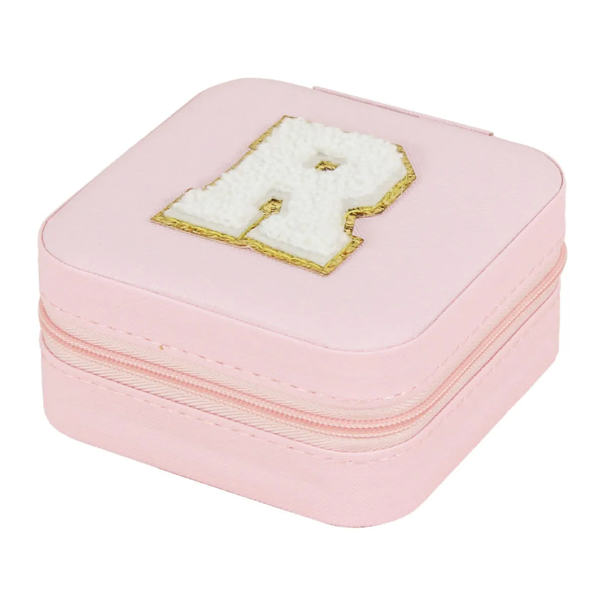 Simple Style Commute Letter Pu Leather Jewelry Boxes