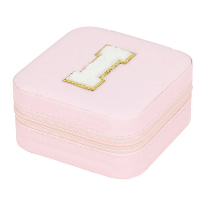 Simple Style Commute Letter Pu Leather Jewelry Boxes