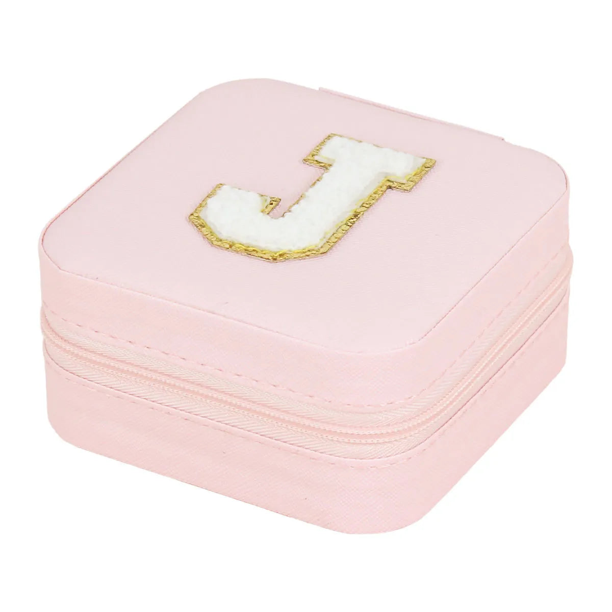 Simple Style Commute Letter Pu Leather Jewelry Boxes