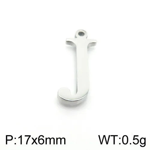 Simple Style Commute Letter Stainless Steel Charms Jewelry Accessories