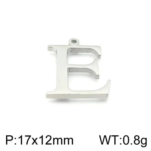 Simple Style Commute Letter Stainless Steel Charms Jewelry Accessories