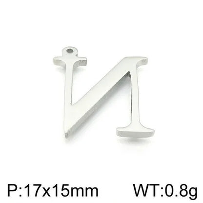 Simple Style Commute Letter Stainless Steel Charms Jewelry Accessories