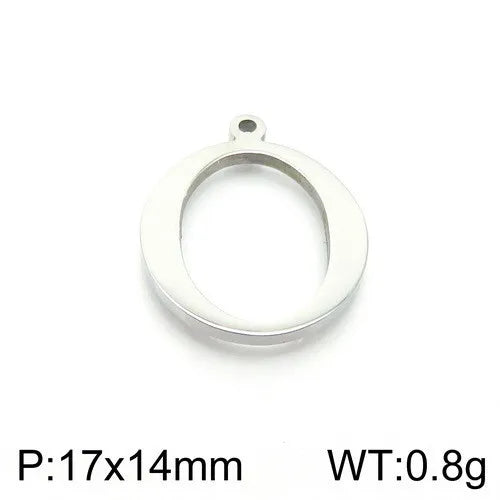 Simple Style Commute Letter Stainless Steel Charms Jewelry Accessories