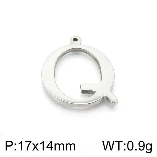 Simple Style Commute Letter Stainless Steel Charms Jewelry Accessories