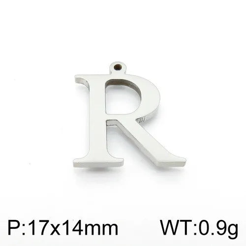 Simple Style Commute Letter Stainless Steel Charms Jewelry Accessories