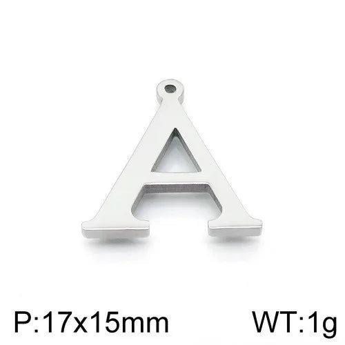 Simple Style Commute Letter Stainless Steel Charms Jewelry Accessories