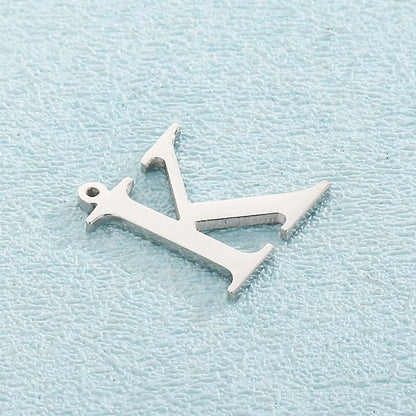 Simple Style Commute Letter Stainless Steel Charms Jewelry Accessories