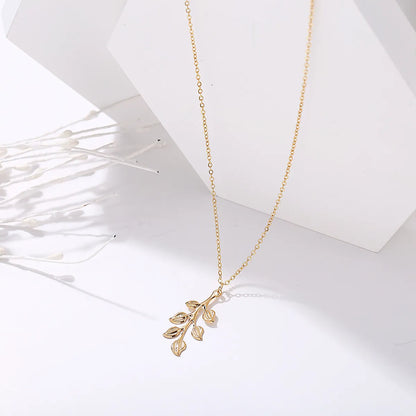 Simple Style Commute Solid Color Alloy Inlay Zircon Women's Pendant Necklace