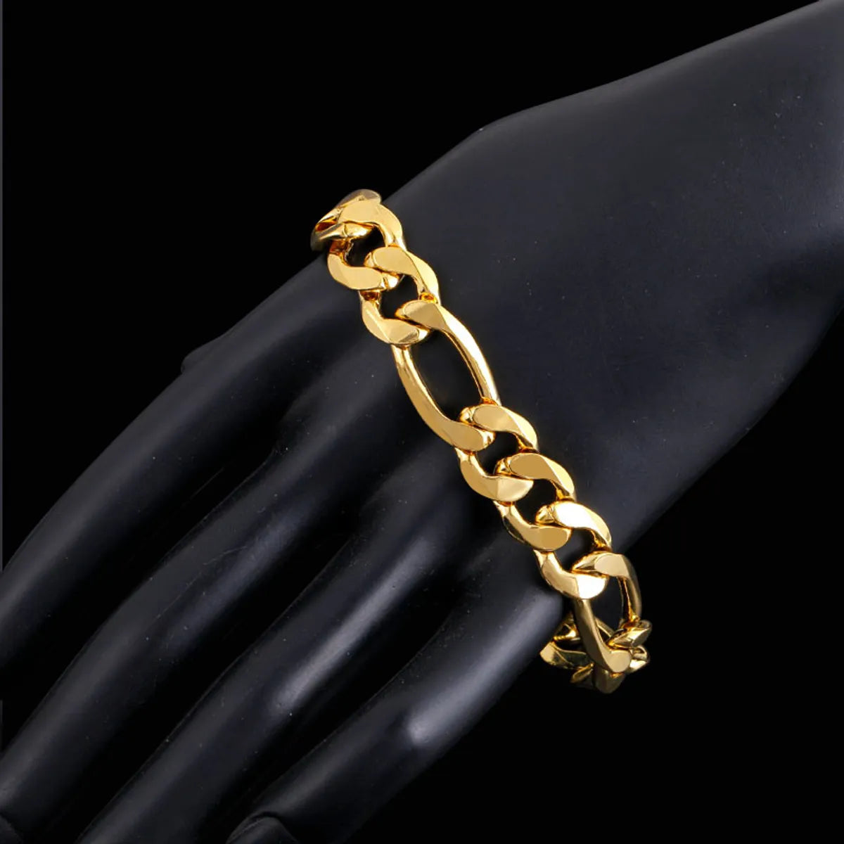 Simple Style Commute Solid Color Copper Plating Gold Plated Bracelets