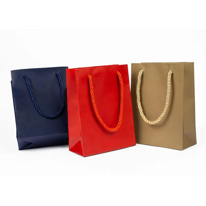 Simple Style Commute Solid Color Paper Holiday Daily Gift Bags