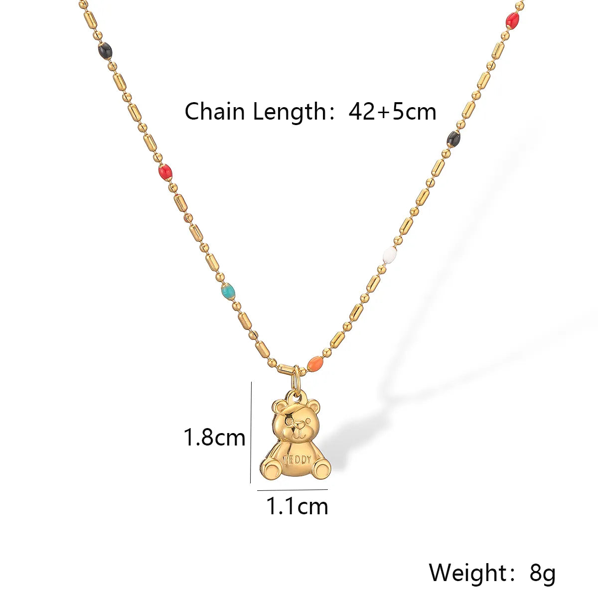 Wholesale Jewelry Simple Style Commute Solid Color 304 Stainless Steel 18K Gold Plated Plating