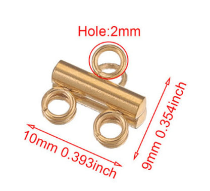 1 Piece Stainless Steel Geometric Polished Connector Simple Style Commute