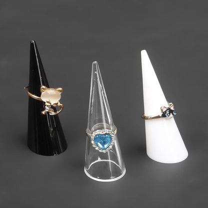 Simple Style Conical Plastic Jewelry Rack