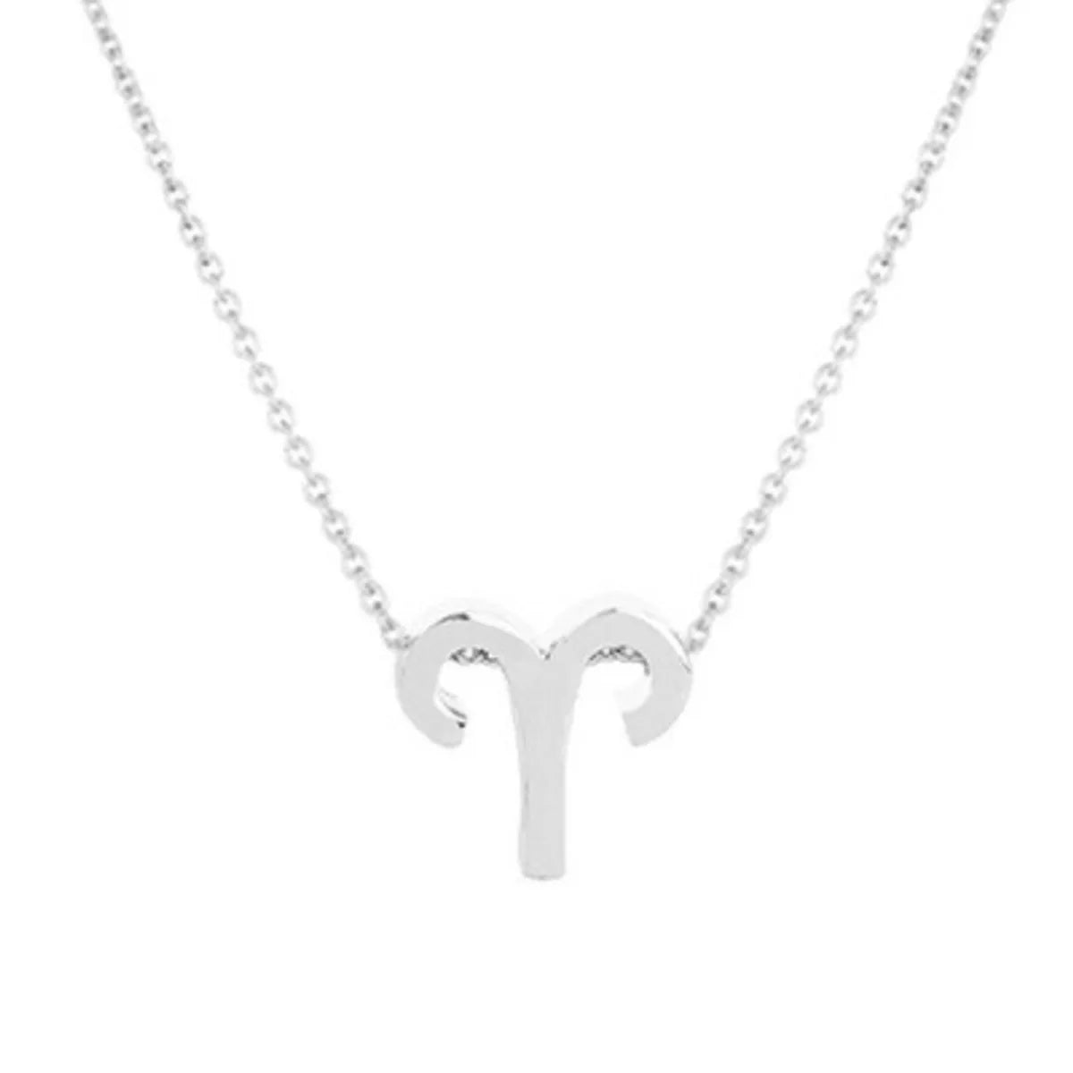 Simple Style Constellation Alloy Plating Women'S Pendant Necklace