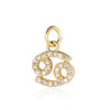 1 Piece Copper Zircon 18K Gold Plated Constellation