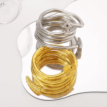 Simple Style Cool Style Dragon Alloy Iron Wholesale Bangle