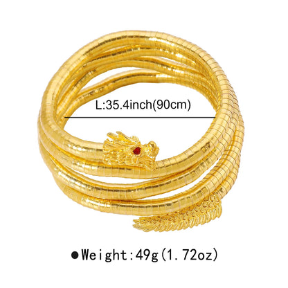 Simple Style Cool Style Dragon Alloy Iron Wholesale Bangle