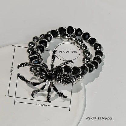 Simple Style Cool Style Spider Arylic Alloy Plating Men'S Bracelets