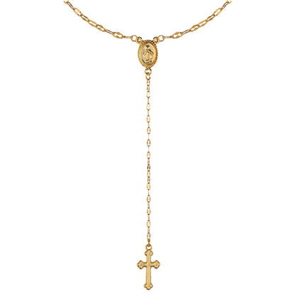 Simple Style Cross Alloy Plating Women's Necklace