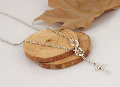 Simple Style Cross Alloy Plating Women'S Necklace 1 Piece