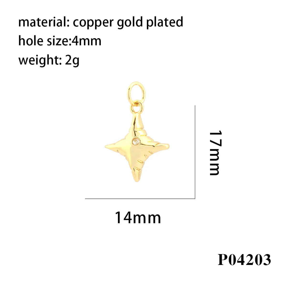 Simple Style Cross Copper Enamel Plating Inlay Zircon 18k Gold Plated Charms