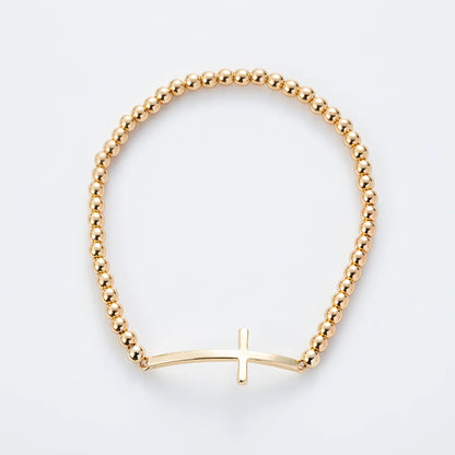 Simple Style Cross Eye Alloy Wholesale Bracelets