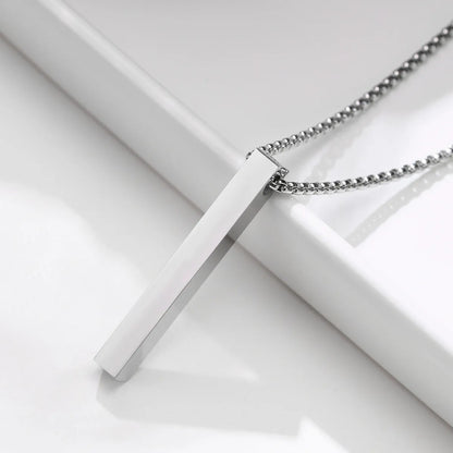 Simple Style Cross Stainless Steel Plating Three-dimensional 18k Gold Plated Unisex Pendant Necklace