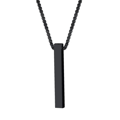 Simple Style Cross Stainless Steel Plating Three-dimensional 18k Gold Plated Unisex Pendant Necklace