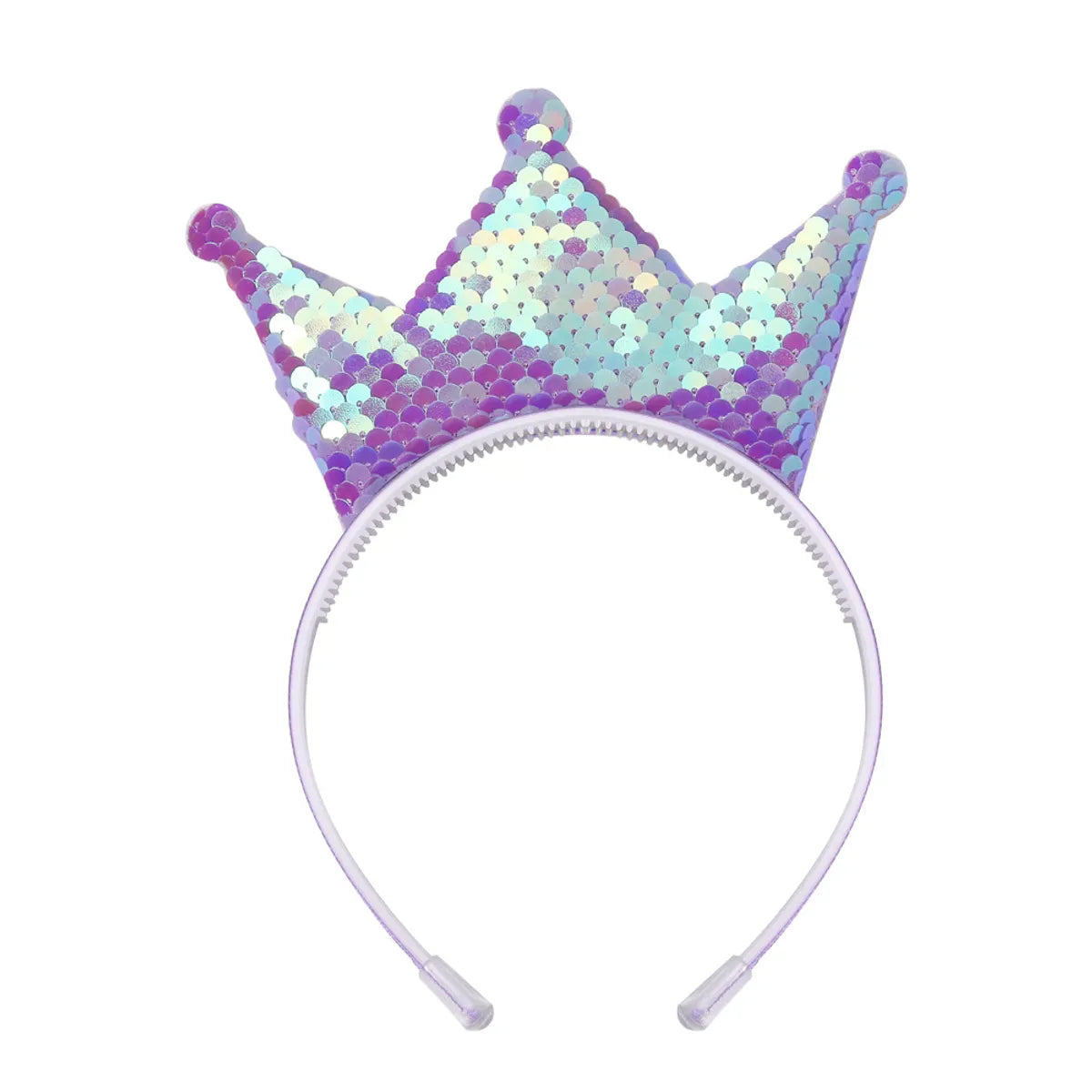 Simple Style Crown Plastic Resin Patchwork Hair Band