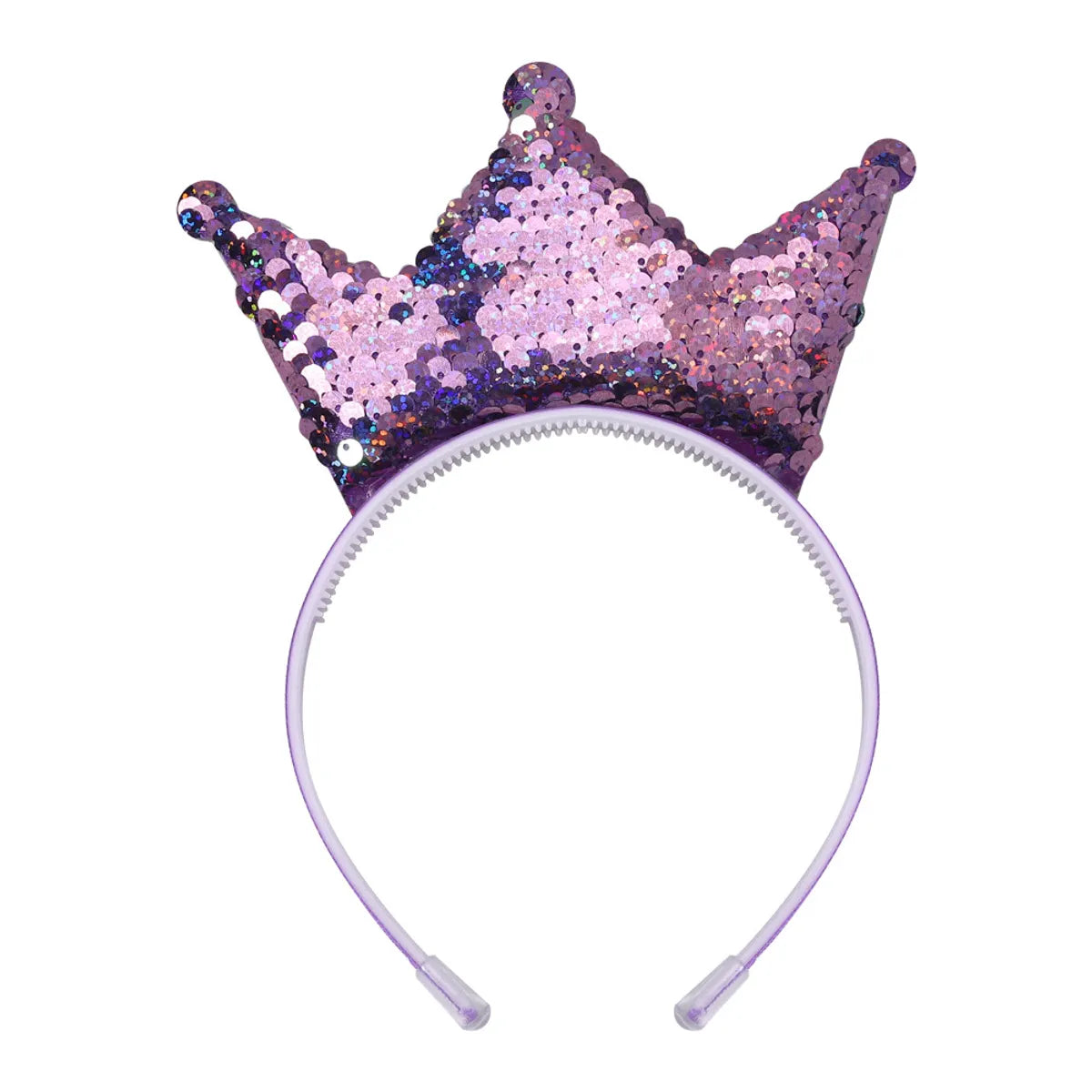 Simple Style Crown Plastic Resin Patchwork Hair Band