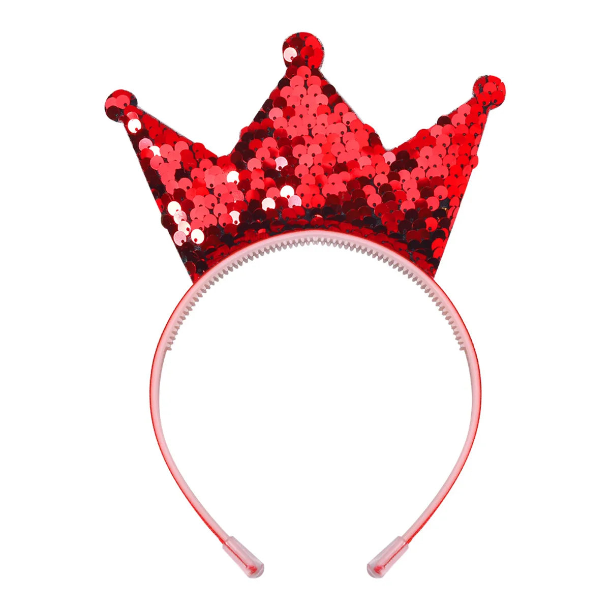 Simple Style Crown Plastic Resin Patchwork Hair Band