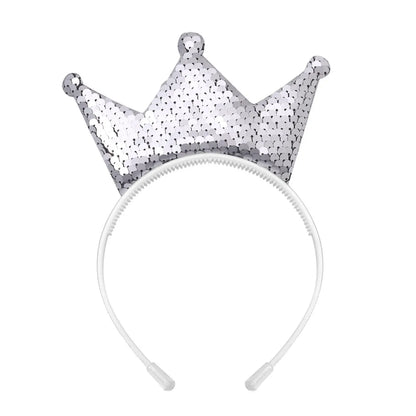 Simple Style Crown Plastic Resin Patchwork Hair Band