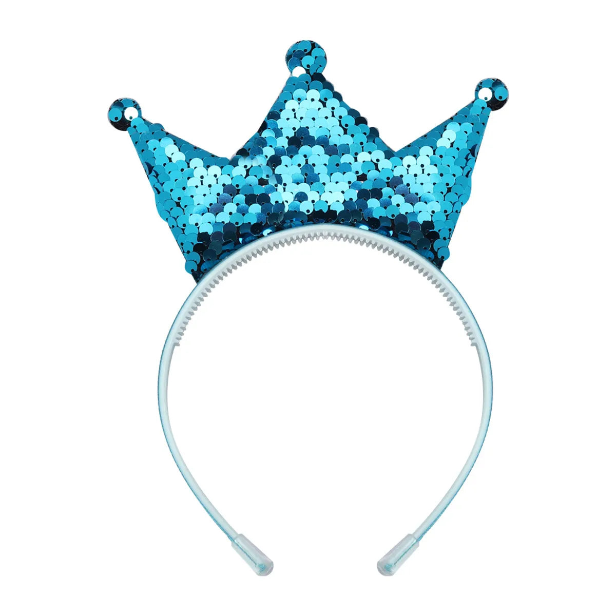 Simple Style Crown Plastic Resin Patchwork Hair Band