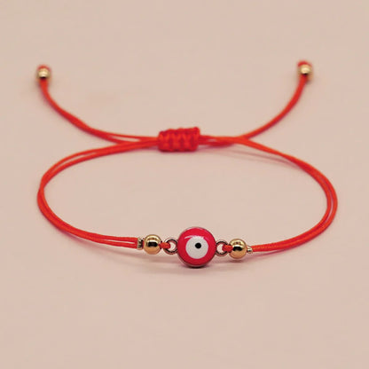 Simple Style Devil'S Eye Alloy Rope Wholesale Bracelets