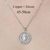 Simple Style Devil'S Eye Star Flower Copper Plating Inlay Zircon Pendant Necklace