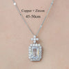 Simple Style Devil'S Eye Star Flower Copper Plating Inlay Zircon Pendant Necklace