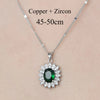 Simple Style Devil'S Eye Star Flower Copper Plating Inlay Zircon Pendant Necklace