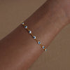 Wholesale Jewelry Simple Style Devil'S Eye Titanium Steel 18K Gold Plated Patchwork Bracelets Necklace