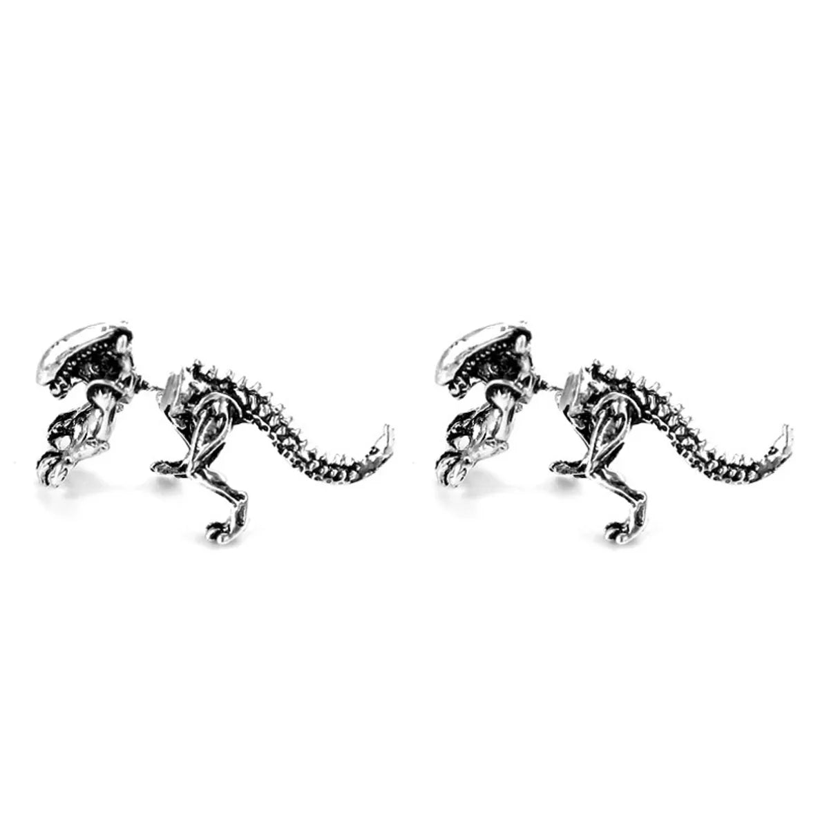 Simple Style Dinosaur Alloy Patchwork Unisex Ear Studs