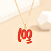 Simple Style Doctoral Cap Letter Rainbow Alloy Enamel Plating Women'S Pendant Necklace