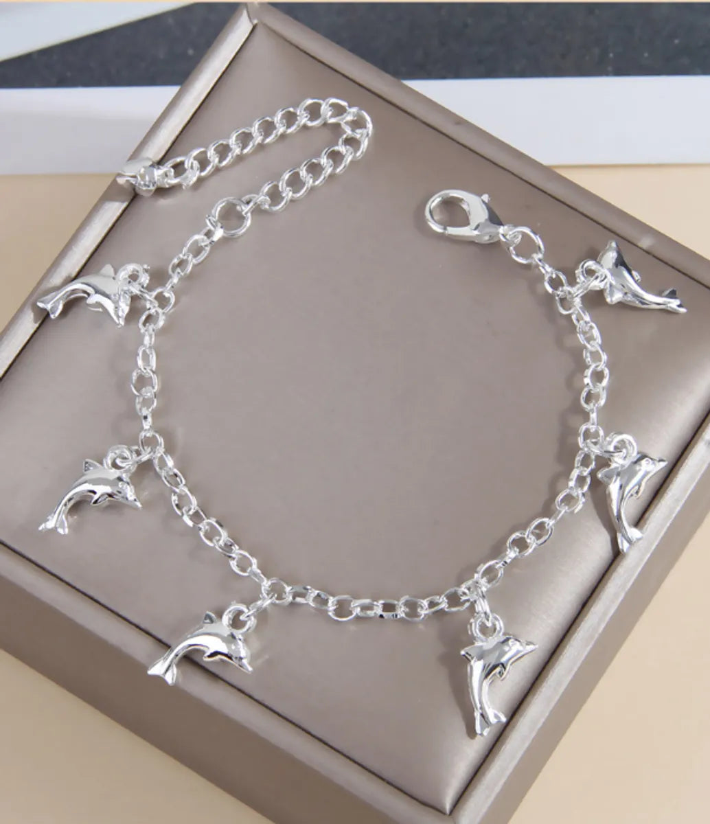 Simple Style Dolphin Alloy Wholesale Bracelets