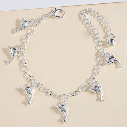 Simple Style Dolphin Alloy Wholesale Bracelets