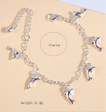 Simple Style Dolphin Alloy Wholesale Bracelets