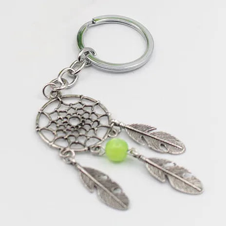 Simple Style Dreamcatcher Leaves Alloy Unisex Keychain