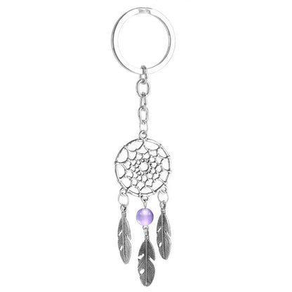 Simple Style Dreamcatcher Leaves Alloy Unisex Keychain