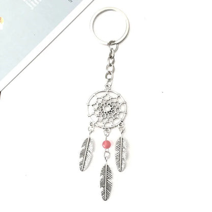 Simple Style Dreamcatcher Leaves Alloy Unisex Keychain