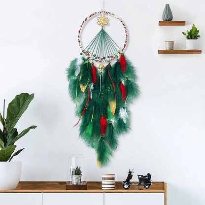 Simple Style Dreamcatcher Mostacilla Feather Iron Pendant Wall Art