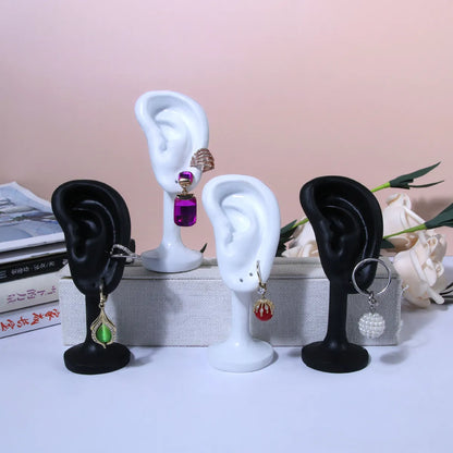 Simple Style Ear Resin Jewelry Rack