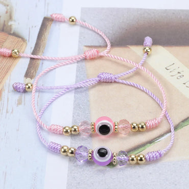 Simple Style Eye Resin Knitting Unisex Bracelets 1 Piece