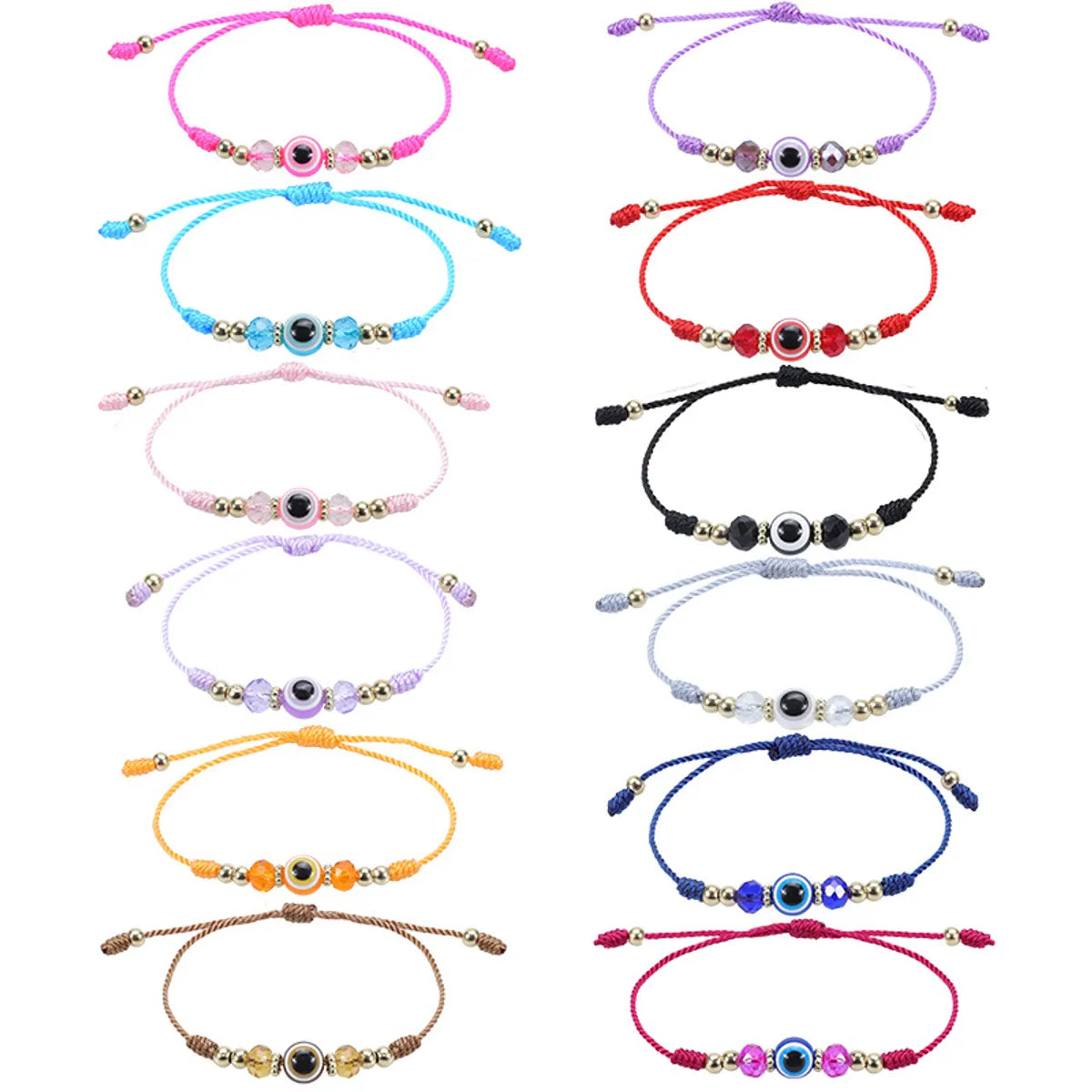 Simple Style Eye Resin Knitting Unisex Bracelets 1 Piece